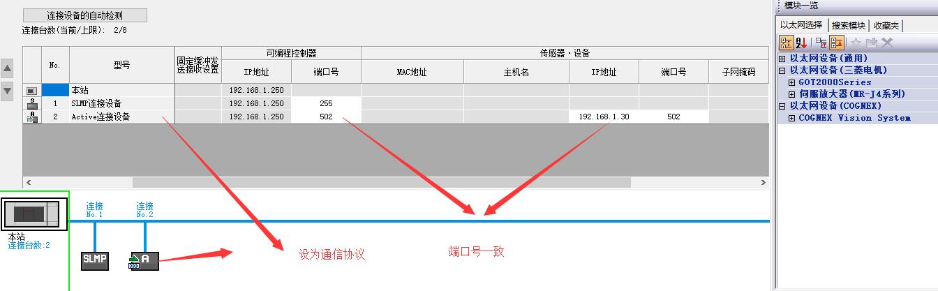 三菱FX5U系列Modbus/TCP主站通讯功能的实现